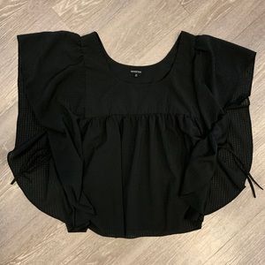 Who What Wear Batwing Cape Style Blouse - size Med